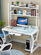 书桌书柜一体桌电脑桌，台式办公桌书桌，学生家用卧室学习桌子电竞桌