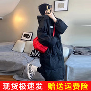 2024年oversize羽绒棉服女中长款小个子棉衣加厚棉袄冬季外套