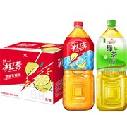 统一冰红茶2lx4瓶整箱装柠檬味，红茶绿茶饮料新老包装随机发
