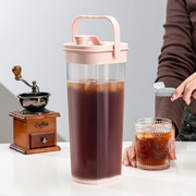 咖啡冷萃壶冷水壶冷泡茶大容量，密封水杯子冰箱塑料家用夏凉水壶
