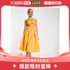 香港直邮潮奢 ASOS 女士设计两件式低腰打褶中长舞会连衣裙(marig