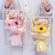 创意生日礼物向日葵玫瑰香皂花束，礼盒公司开业送女生妈妈闺蜜