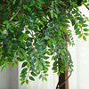 仿真树叶塑料树枝绿叶，工程造景人造植物室内绿化装饰假树榆树叶子