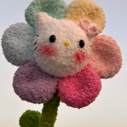 HelloKitty凯蒂猫玩偶挂件向日葵娃娃礼物毛绒少女心可爱创意摆件