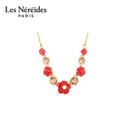 Les Nereides卡罗拉玫瑰系列 玫瑰与星钻 项链轻奢小众设计锁骨链