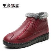 老北京布鞋棉鞋女冬保暖加绒中老年人妈妈鞋加厚奶奶鞋防滑雪地靴