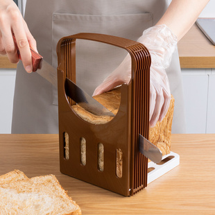日本面包切片器土司分片切片机，烘焙模具套装面包，切架吐司切割架