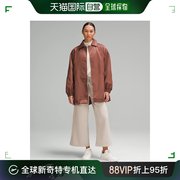 日潮跑腿Lululemon露露乐蒙 女款中长款风衣外套 古铜 XS prod116