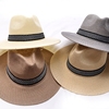 农村干活戴的防晒帽子草帽，沙滩帽中老年，渔夫帽钓鱼遮阳帽透气男