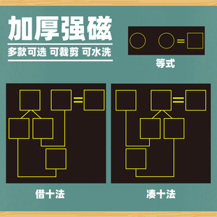 儿童学生认识钟表算盘田字格幼小衔接一日一练学前常备专项训练凑十法借十法分解与组成教学黑板磁贴