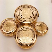 现货速发民间工艺旺盆铜火铳/铜手炉/铜脚炉/铜怀炉/铜火冲 婚庆