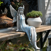 花仙子摆件美丽天使人物雕塑水景水池装饰花园庭院阳台布置民宿