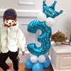 宝宝周岁百天数字立柱，0-9路引儿童，生日派对气球布置卡通汽球装饰