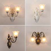 欧式壁灯简约卧室床头灯过道，走廊楼梯灯，客厅壁灯美式复古创意灯具