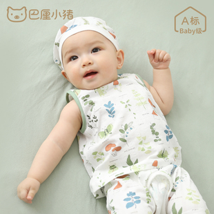 婴儿背心薄款宝宝无袖t恤女童，夏装男童夏季衣服休闲儿童单件上衣