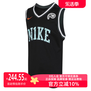 Nike耐克男装2024夏季运动休闲篮球训练无袖T恤背心HF6136