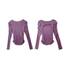 紫色毛针织衫长袖套头，韩版性感显瘦小众，上衣女时尚休闲洋气b¥20