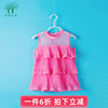 女宝宝连衣裙夏装薄款1-6岁小童，婴儿背心裙，夏季女童蛋糕裙子