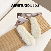 儿童羊毛鞋垫皮毛一体，冬季男女宝宝小孩，专用加厚加绒保暖毛绒吸汗