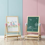 儿童画画板支架式无尘小黑板家用磁性幼儿宝宝，学写字涂鸦白板可擦