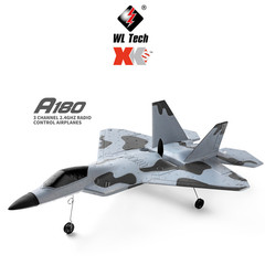 伟力XKA180F22三通道滑翔机3D/6G陀螺仪固定翼遥控飞机模型玩具