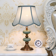 欧式台灯卧室床头客厅创意时尚，北欧风主卧陶瓷调光遥控浪漫床头灯