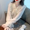 夏季韩系蝴蝶结高级感雪纺衬衫，女士减龄上衣别致漂亮个性小衫