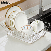 不锈钢碗架碗碟沥水架厨房台面放碗盘碗筷子餐具收纳架厨房置物架
