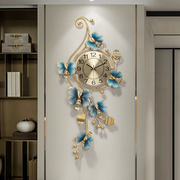 新中式风家用时尚创意时钟客厅，轻奢大气艺术挂钟餐厅钟表个性挂表