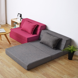 地铺拆休睡垫折叠海绵床垫可折叠能午洗多功可高沙发床垫定制.
