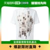香港直邮neilbarrettneilbarrett男士白色印花短袖衬衫pbcm53