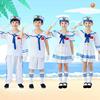 儿童小海军水手服长款男女童儿童合唱服表演服水兵六一演出服套装