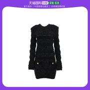 香港直邮balmainbalmain女士，连衣裙黑色yf0r8012kc82-0pa