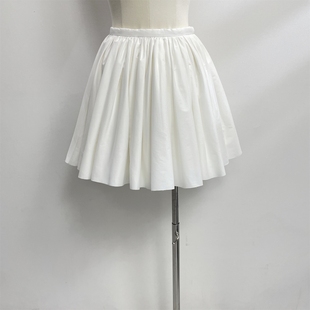 yuanzi可拆卸一片式气质，蓬蓬裙女高腰显瘦半身裙，a字伞裙百褶短裙