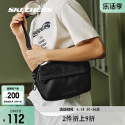 skechers斯凯奇2024春男女同款大容量，单肩斜挎包休闲运动包