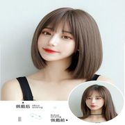 假发女短发 蓬松中短发Bobo韩式发型女生网红锁骨发套自然全头套