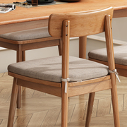 店铺配套餐椅坐垫软包弧形四季通用家用棉麻布艺温莎椅格林椅垫子