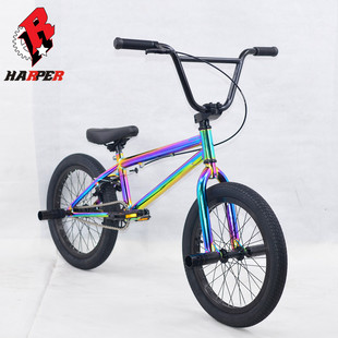 harper小轮车bmx表演自行车，18寸街车特技，动作青少年极限单车