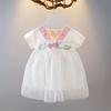 婴儿童装女宝宝夏装1-3岁裙子2洋气复古公主裙夏季女童汉服连衣裙