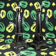 法国进口复古巴黎埃菲尔铁塔造型家居玻璃摆件可做香薰精油瓶实用