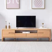 实木电视柜北欧风橡木电视柜组合矮柜现代简约小户型地柜客厅家具