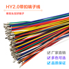 HY2.0mm带锁端子线 间距2.0mm 单头双头连接线 彩色线电子线26awg