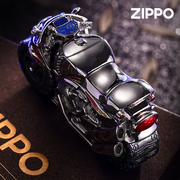 芝宝zippo打火机煤油机车窄机夜光摩托车创意男士