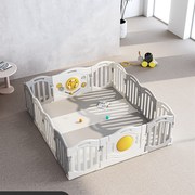 儿童围栏防护栏婴儿地上游戏宝宝玩具室内M家用爬行垫爬爬垫防护