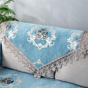 防滑沙发靠背巾雪尼尔欧式沙发垫四季通用沙发，三角巾沙发盖布罩d