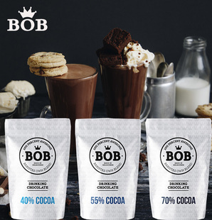 澳洲bob巧克力粉，40%可可粉冲饮热巧克力，饮品咖啡拿铁1kg