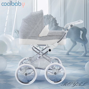 coolbaby欧洲皇室婴儿车婴儿双向避震高景观(高景观)手推车宝宝四轮推车