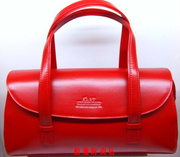 经典时尚气质OL定型漆皮女包 品牌手提单肩红色女包 新娘包包
