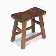 鸡翅木质朴田园长(田园长)凳子，实木餐凳无漆换鞋凳家用板凳原木高凳子(高凳子)