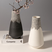 现代新中式创意陶瓷花瓶摆件客厅简约摆设书房酒柜样板间软装